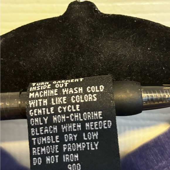 WOMENS R.O.T. DARK LAVENDER CORDUROY LONG SLEEVE FRONT THREE BUTTON CLOSURE SZ L - Picture 11 of 14